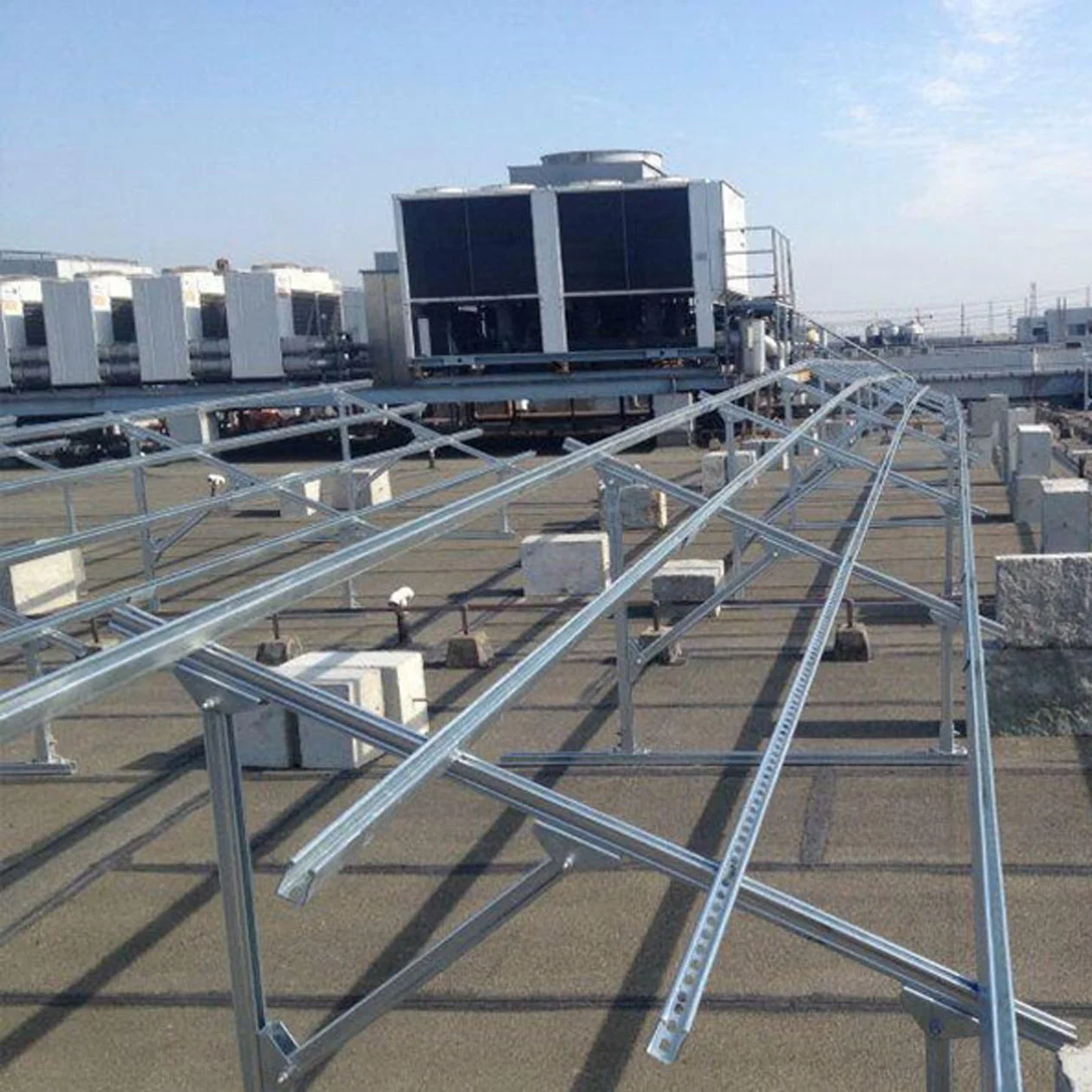 Low Cost Galvanized Steel 41*41mm Ground Roof Complete Parts Pv Solar ...