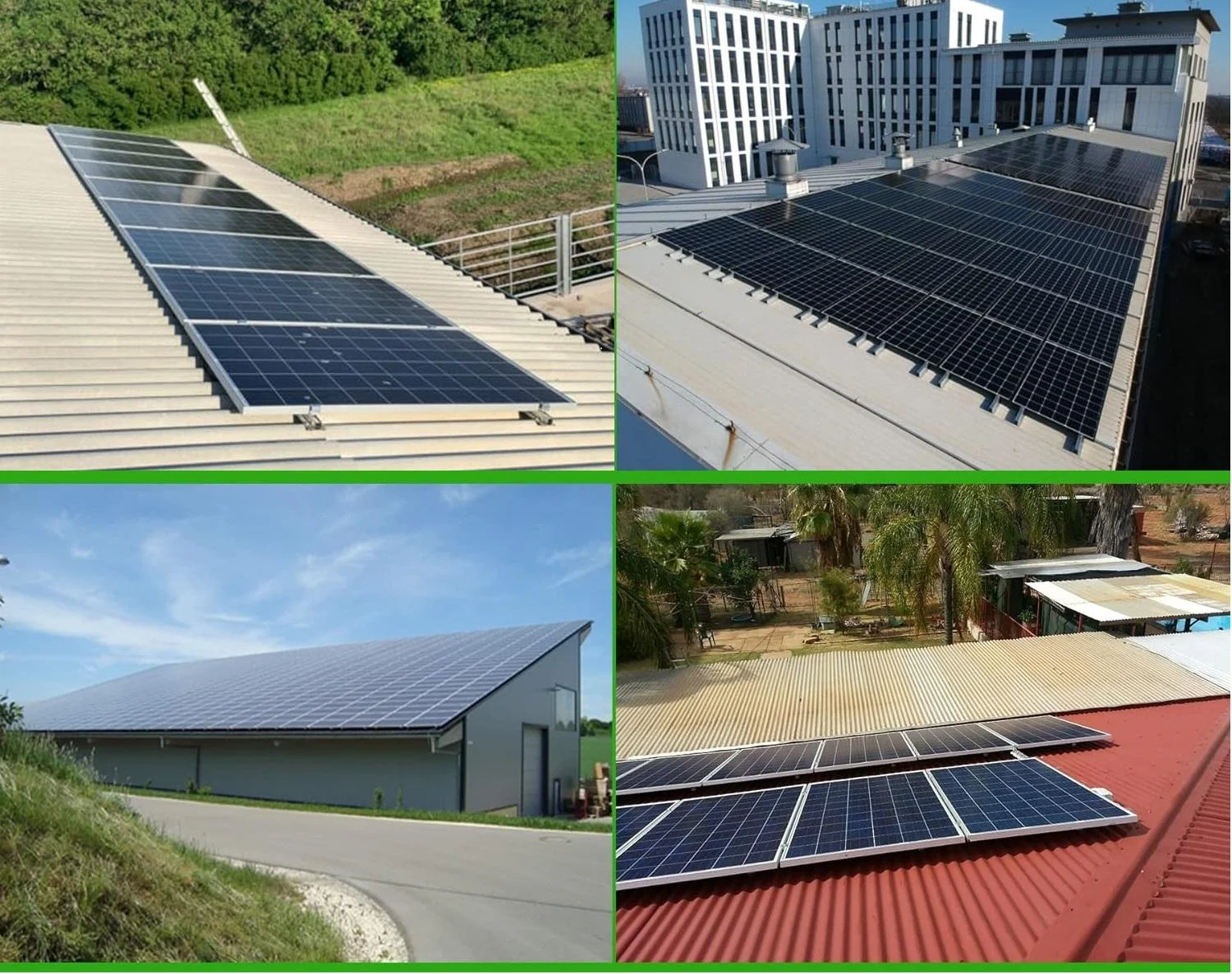 Shared Rauil Solar Solar Panel Mounting Brackets Trapezoid Tin Rooftop Railless Smart Mini ...