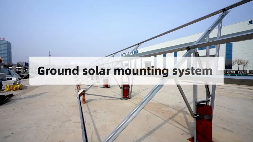 Adjustable Angle Metal Steel Ground Pv Pole Bracket Solar Panels ...