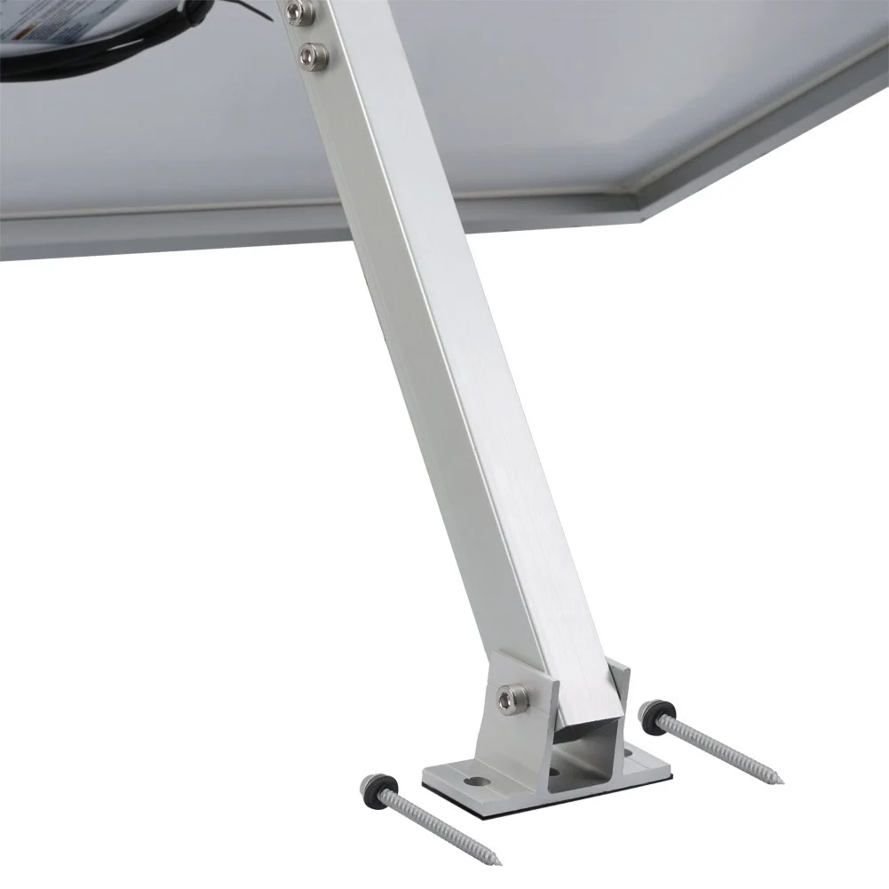 Adjustable Tilt Roof Mounting Solar Energy Panel Installation Rear Leg ...