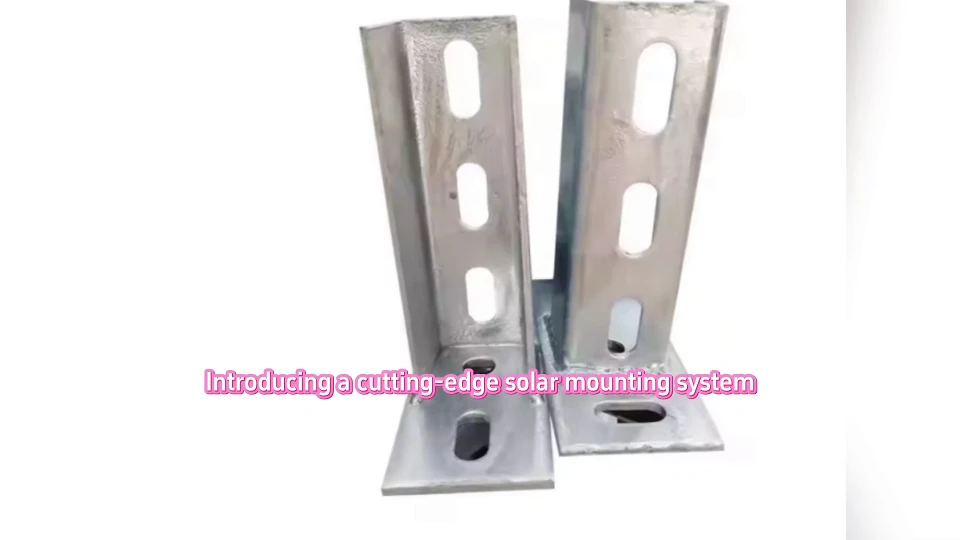 Hot Dip Galvanizing Steel Pv Photovoltaic Support Bracket Connector ...