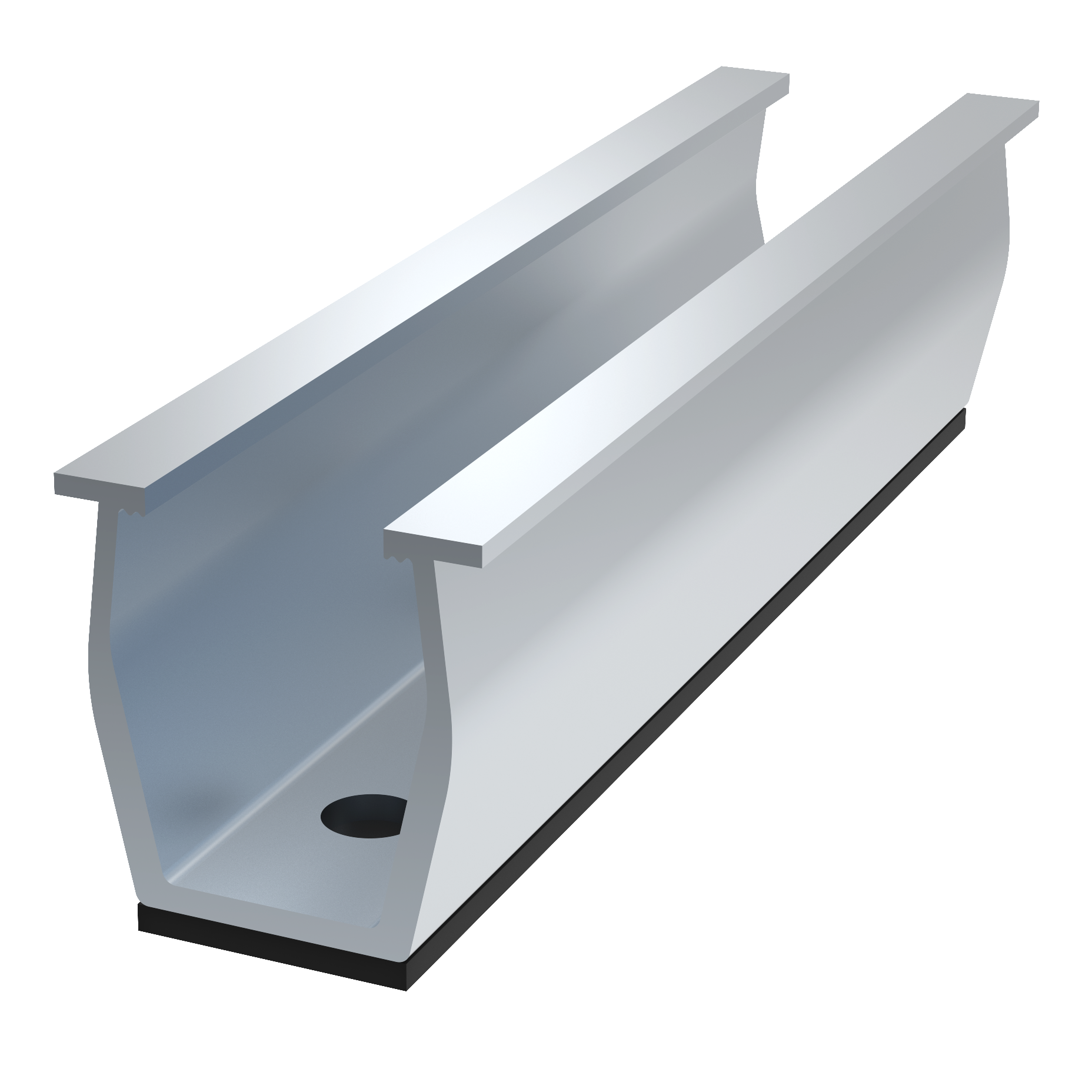 PV Solar Panel Bracket Frame Trapezoidal Metal Roof Mounting System ...