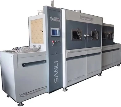 陶瓷基板自動液體（濕式）噴砂清理線