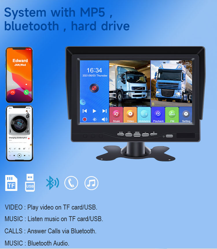 Backup Camera System with MP5