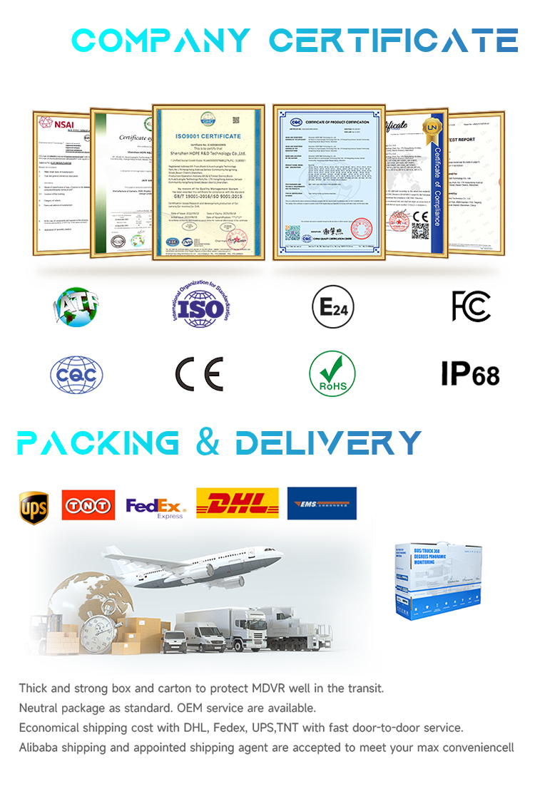 Company Certificate & Packing & Delivery
