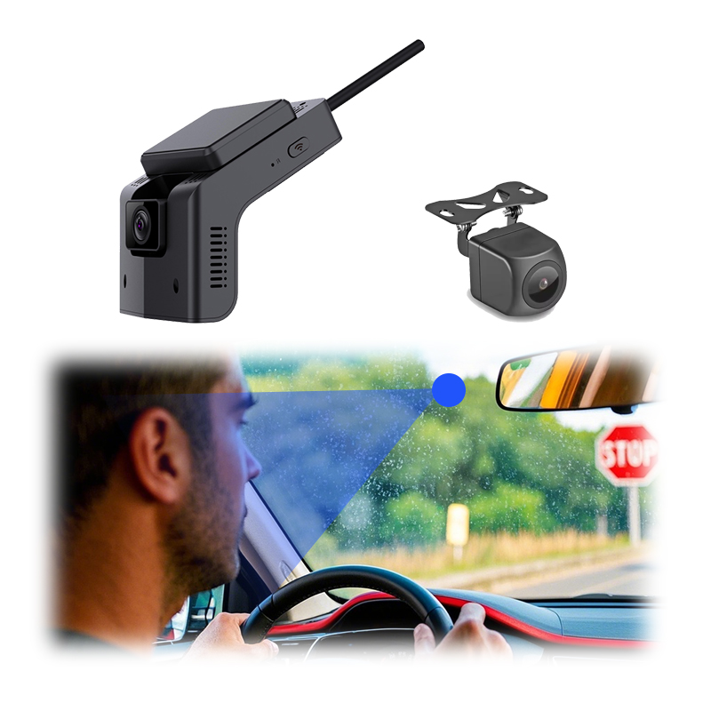 3 Channel 4G AI Dashcam with ADAS, DMS, GPS, WIFI for Fleet Management