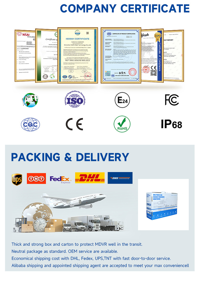 Company Certificate & Packing & Delivery