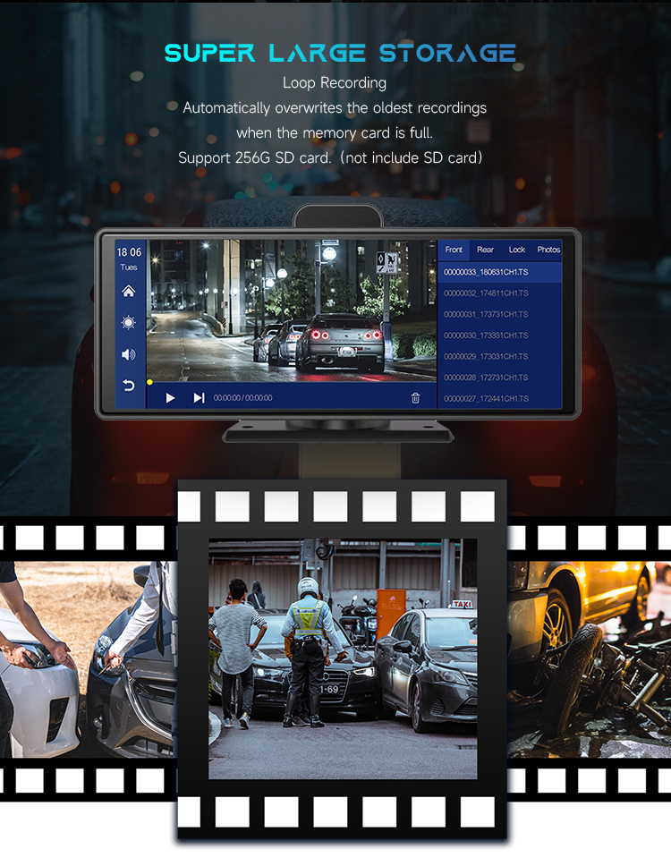Large Storage for Vehicle Camera System
