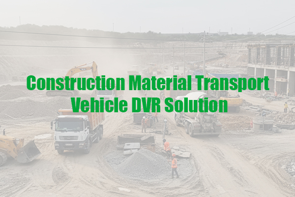 Management of Building-Material Transport Vehicle Fleet