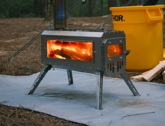 Ultralight Folding Tent Stove Under 15 lbs