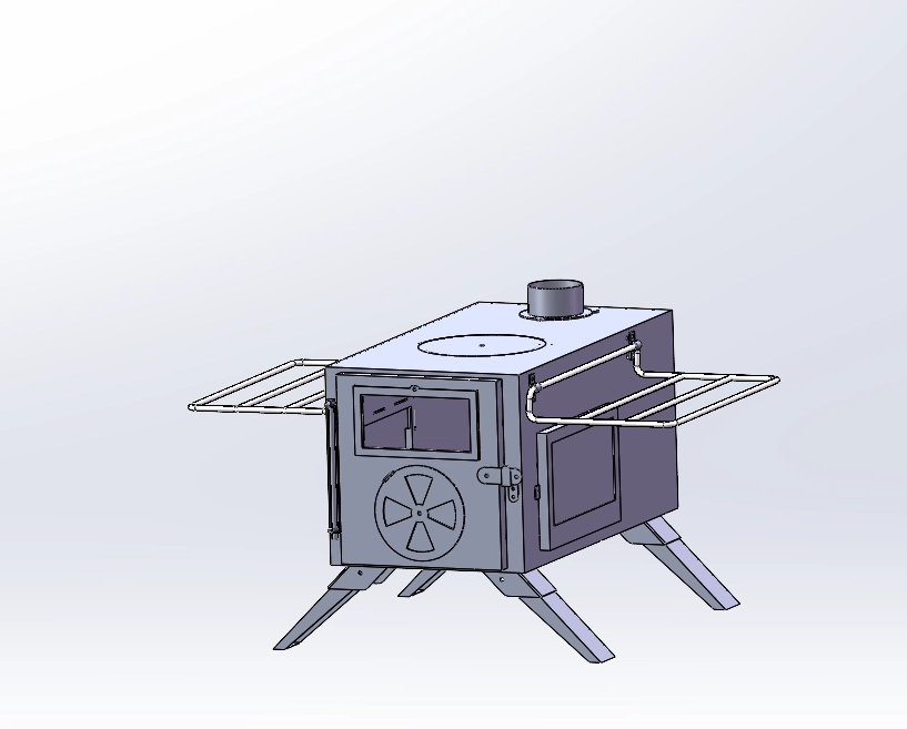 INBESTCAMP Customizes a Batch of 304 Stainless Steel Tent Stoves for an Iraqi Client