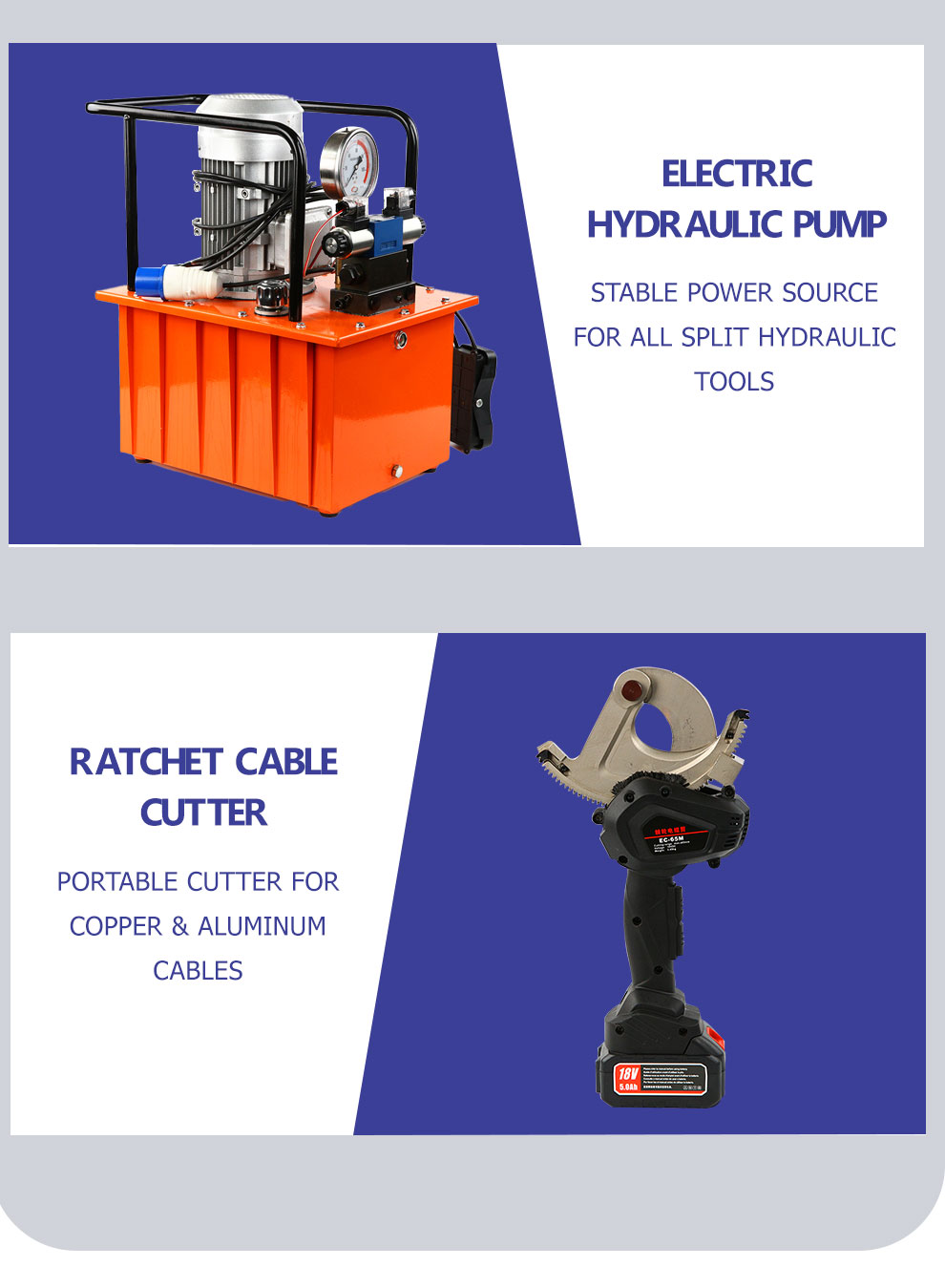 CM-300 Battery-Powered Hydraulic Crimping Tool | XINPU TOOLS