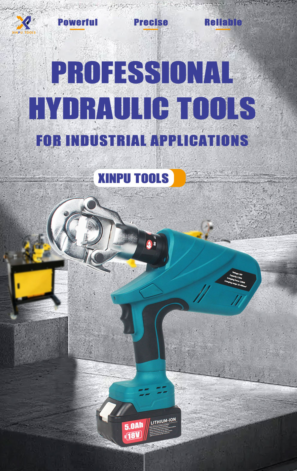 EZ-300 Hydraulic Crimping Tool for Terminals | XINPU TOOLS