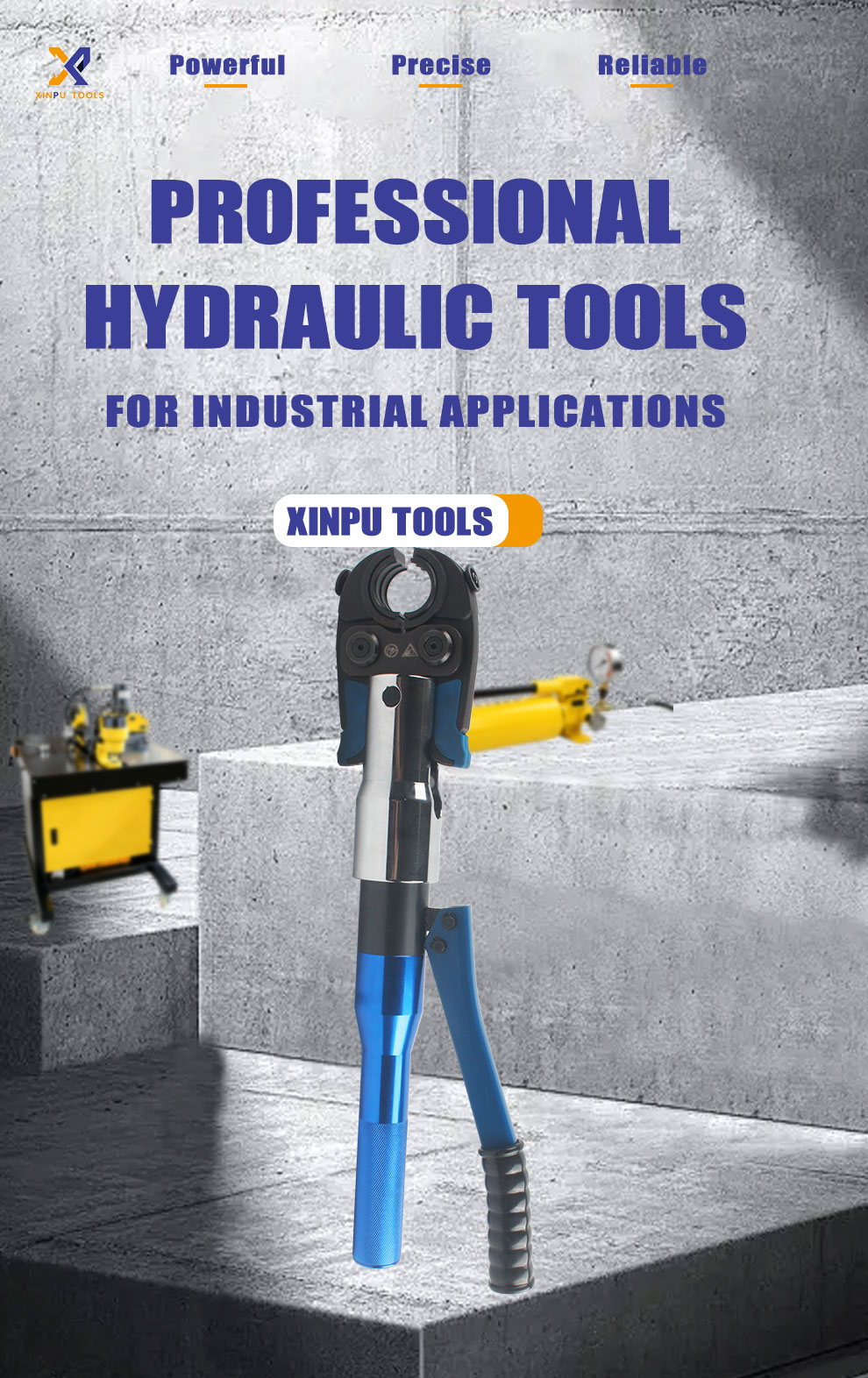 Manual Hydraulic Pipe Crimping Tool | XINPU TOOLS