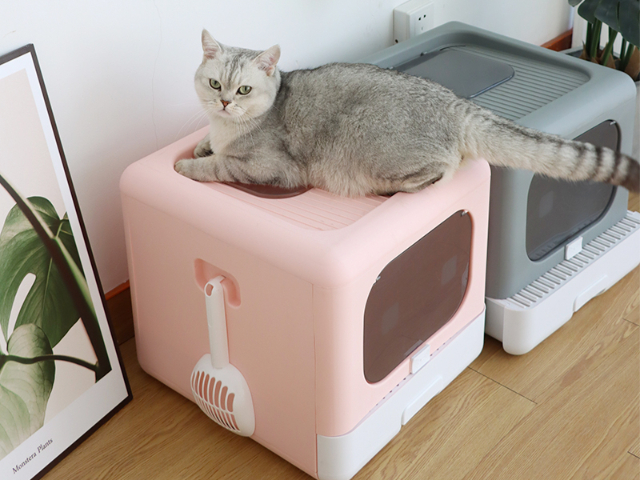 浙江防帶出貓砂盆生產(chǎn)廠家 嘉興樂(lè)優(yōu)寵物用品股份供應(yīng);