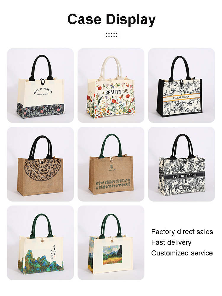 OEM ODM Sublimation Blank Canvas Hand Bag OEM ODM Sublimation Blank Canvas Hand Bag