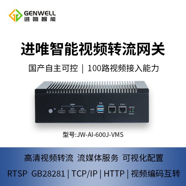 402cc永利登录入口智能视频转流网关JW-AI-600J-VMS