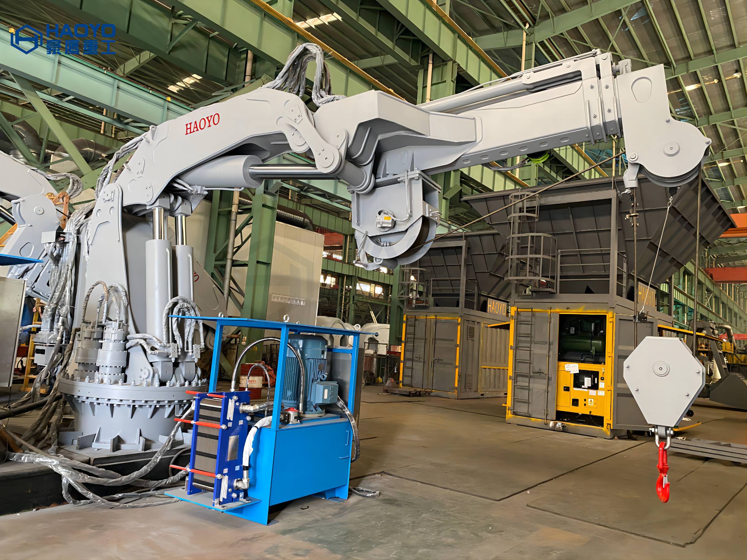 7.5T9M折疊船用吊機(jī)
