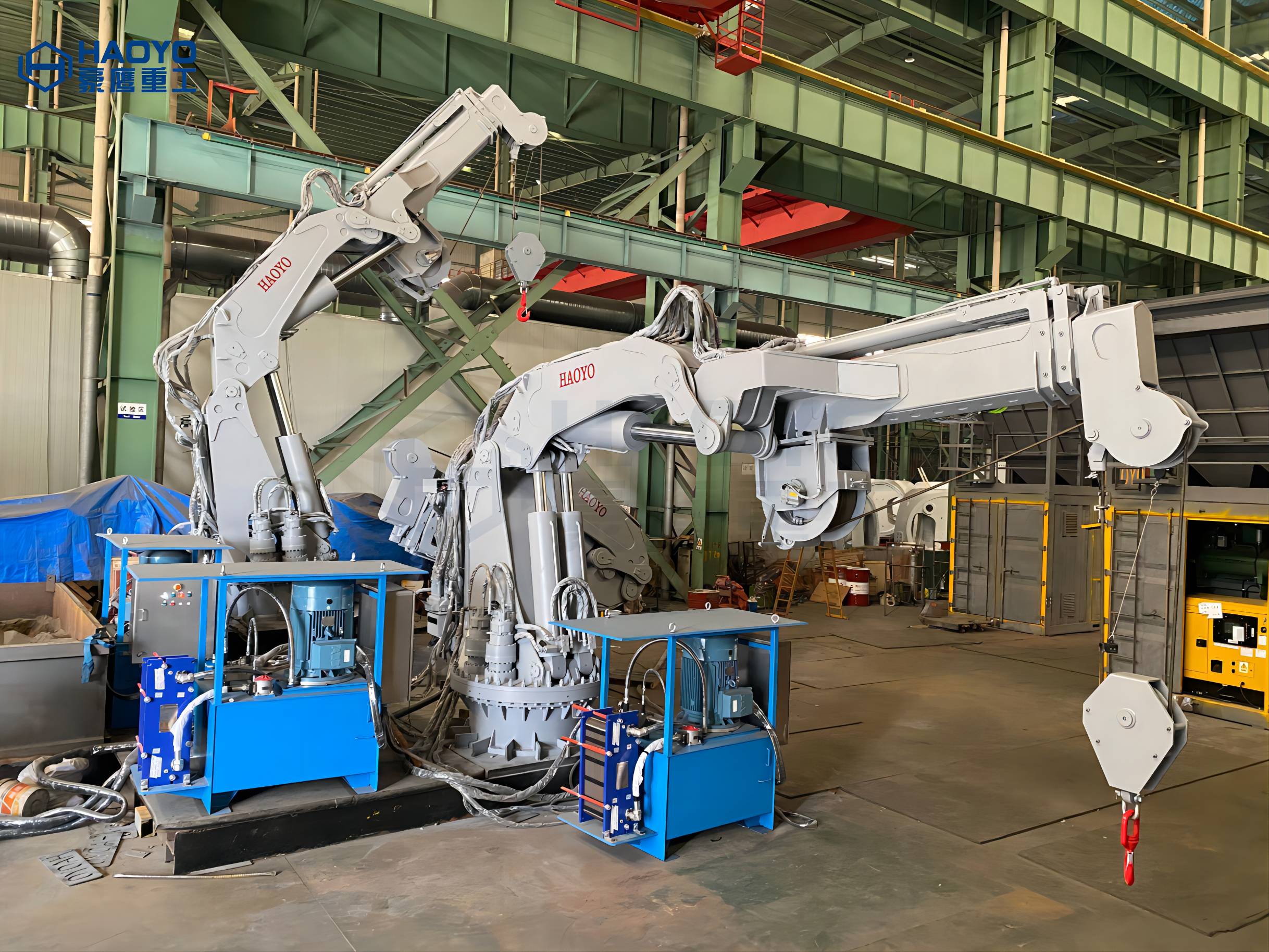 7.5T9M折疊船用吊機