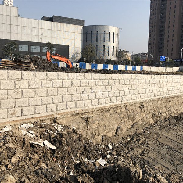 浙江寧波河道擋墻
