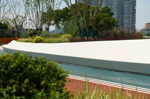 四川德陽旌湖客廳景觀工程