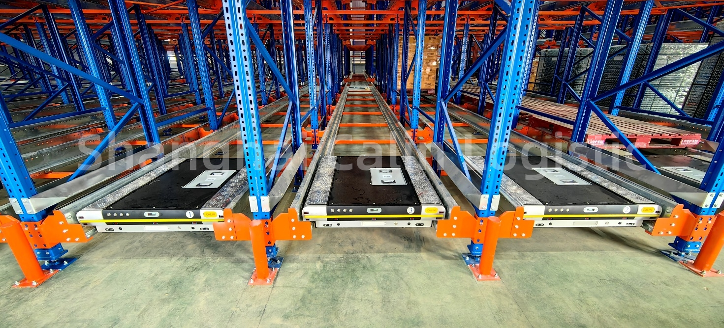 Calin Pallet Shuttle Racking- Cold room project in Thailand.png