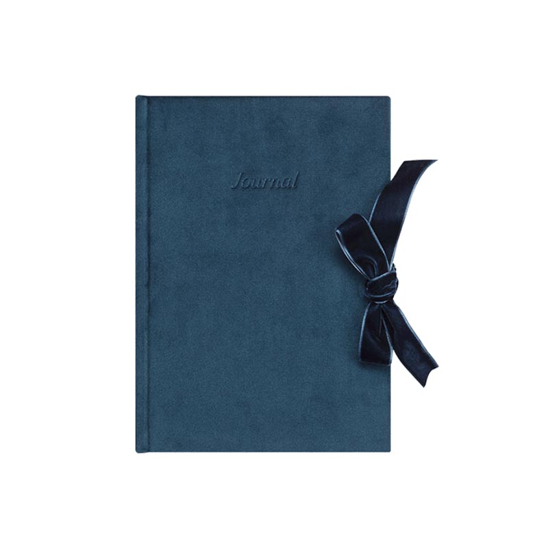 Velvet ribbon journal