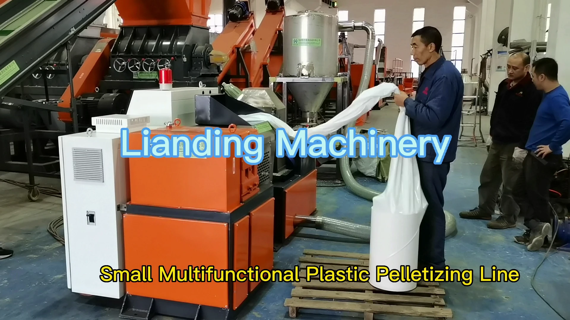 Small Recycled PP PE HDPE LDPE PLA Film Bag Plastic Pelletizing Line ...