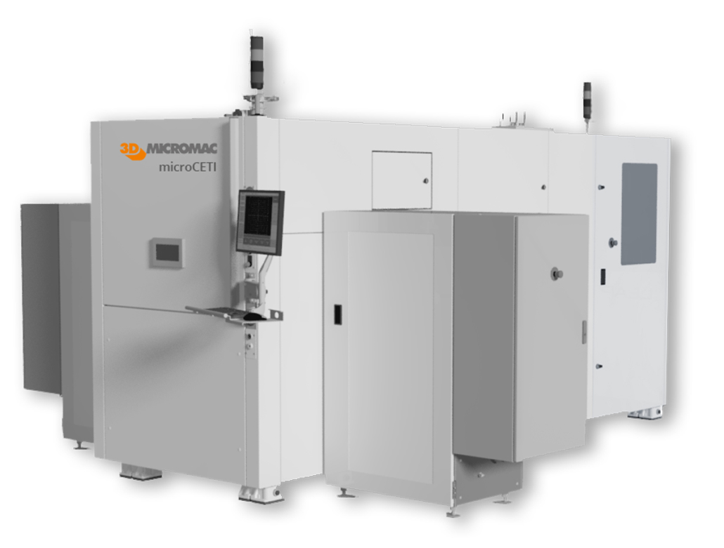 microCETI 用于高性價比 MicroLED 轉移的制造系統