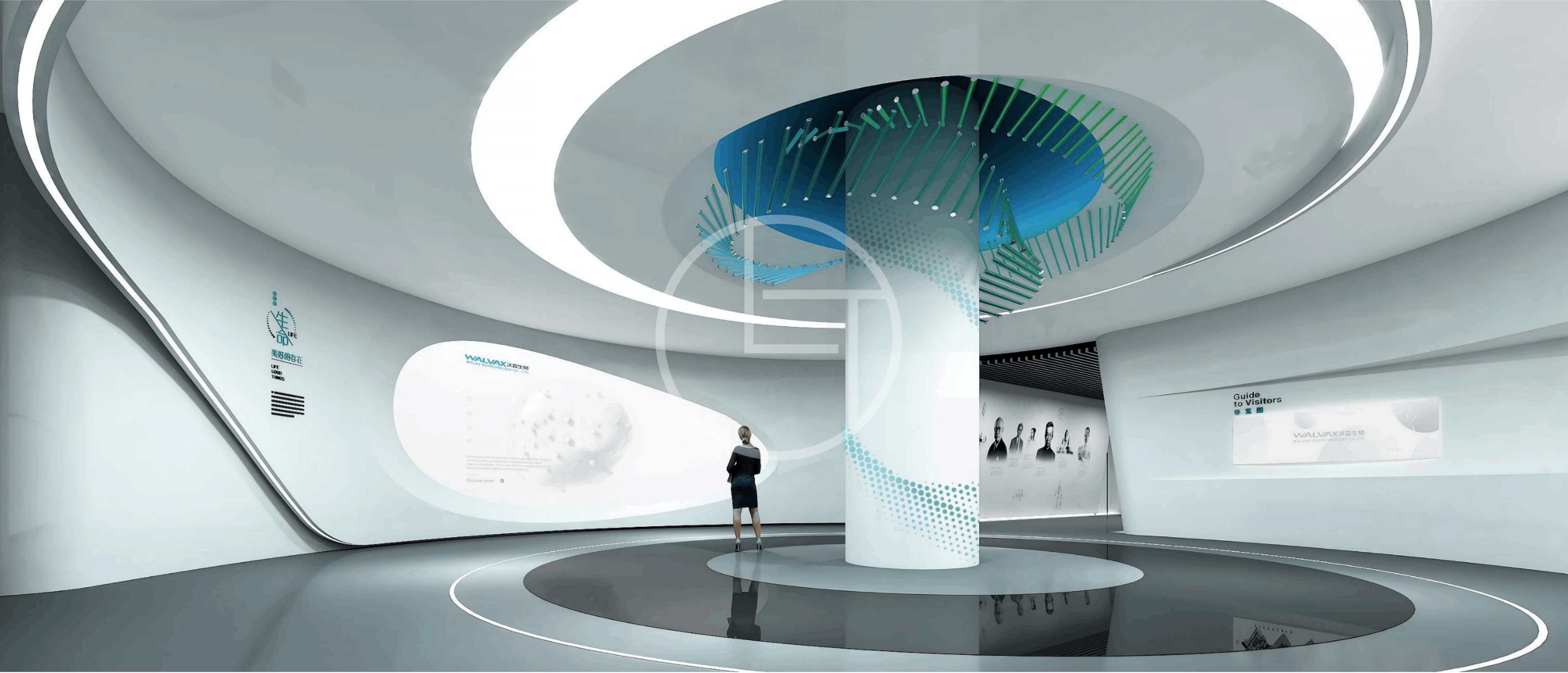 云南沃森生物展厅__生物疫苗展厅设计