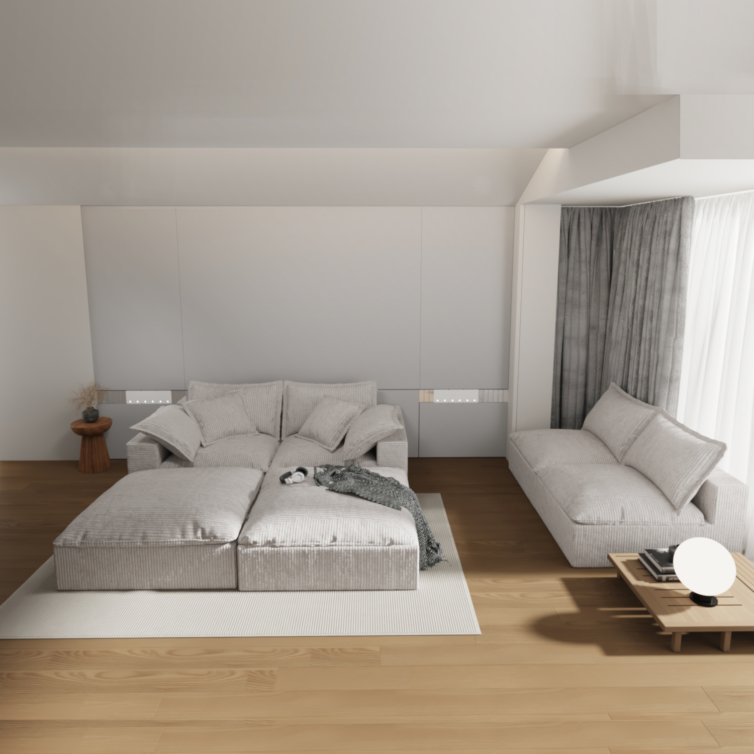 6163银河SN-SF1494居家客厅沙发