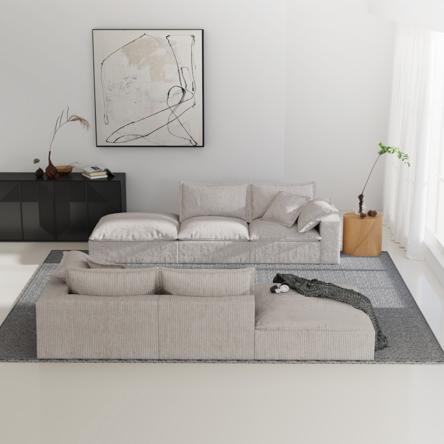 6163银河SN-SF1494居家客厅沙发