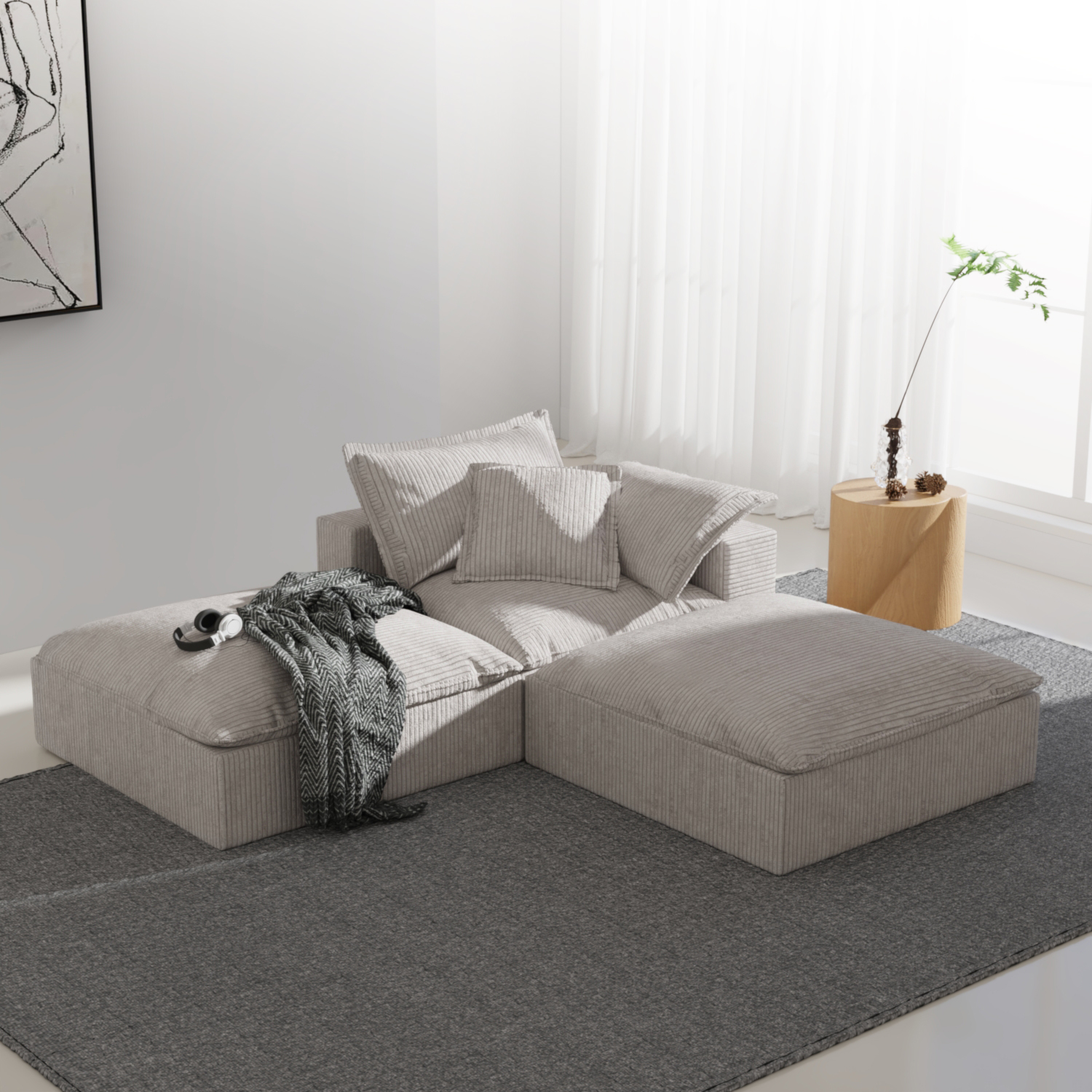 6163银河SN-SF1494居家客厅沙发