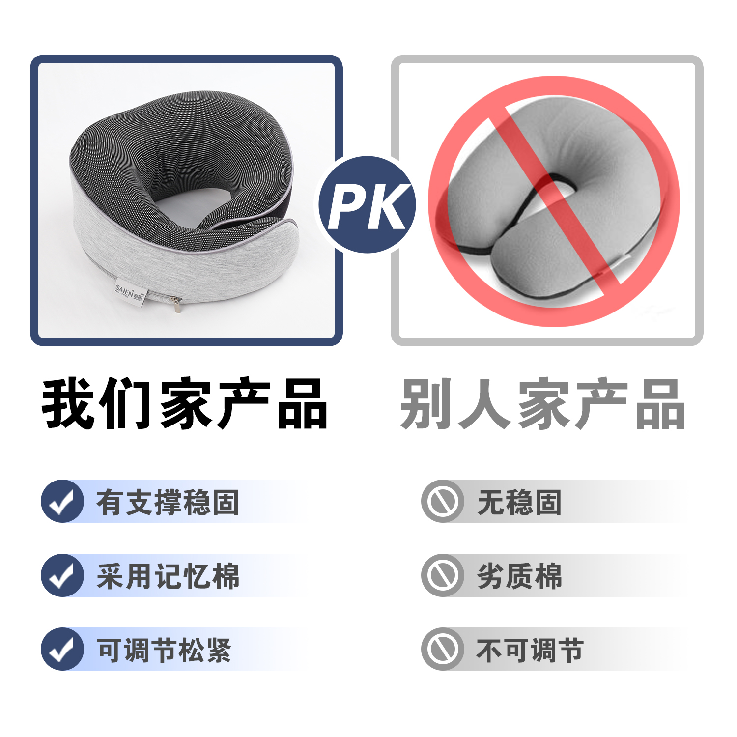 leyuSN-FC583-6颈部支撑恒温热敷U型枕