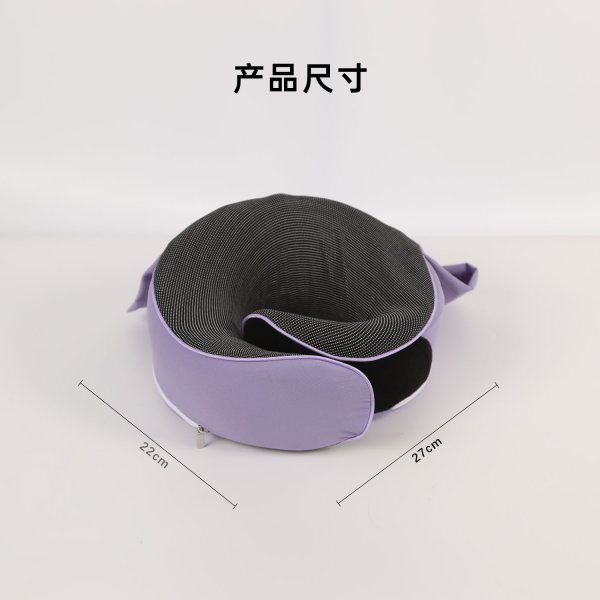 跨境爆款便携帶收納u型枕 接受定造太空影象棉慢回弹影象棉u型枕