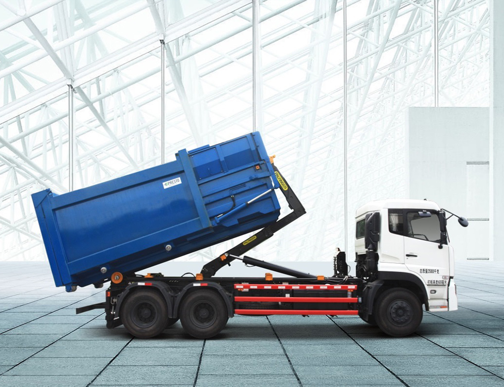 智能移動式垃圾壓縮箱 → →