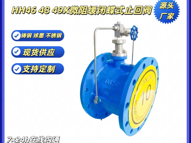 貴州HH49X微阻緩閉蝶式止回閥多少錢 浙江茂平閥門供應(yīng)