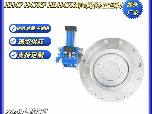河南HH49X微阻緩閉蝶式止回閥批發廠家 浙江茂平閥門供應