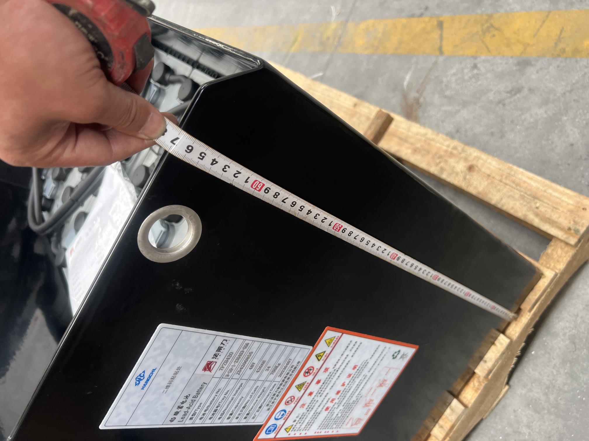 寧波海邁克電動叉車 CPD15K 鉛酸蓄電池 24-7PZB420  48V 420Ah  海邁克原裝電瓶廠家