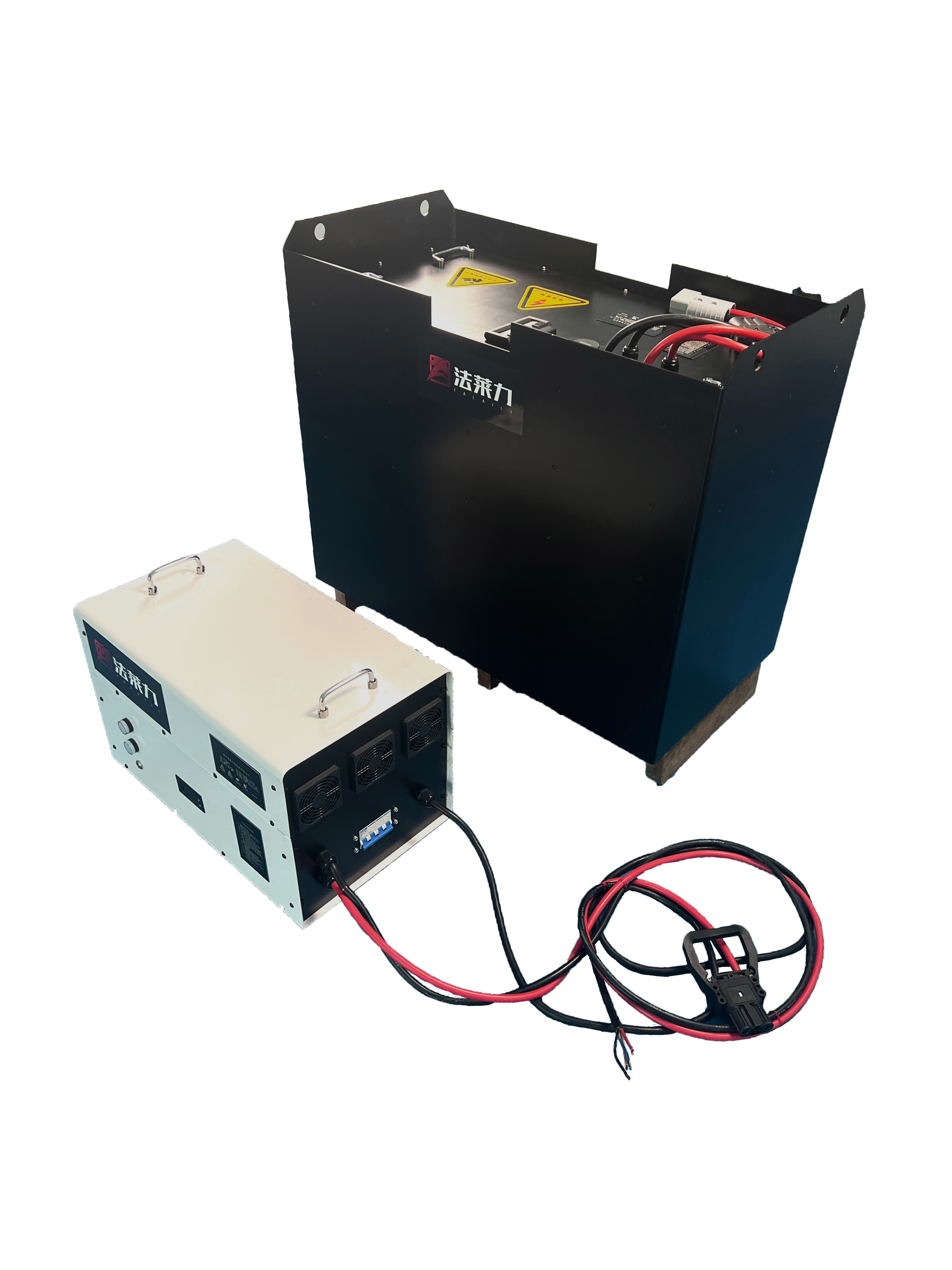 臺(tái)勵(lì)福FB20/25電動(dòng)叉車鉛酸蓄電池48V 600AH改為磷酸鐵鋰電池 51.2V 480AH