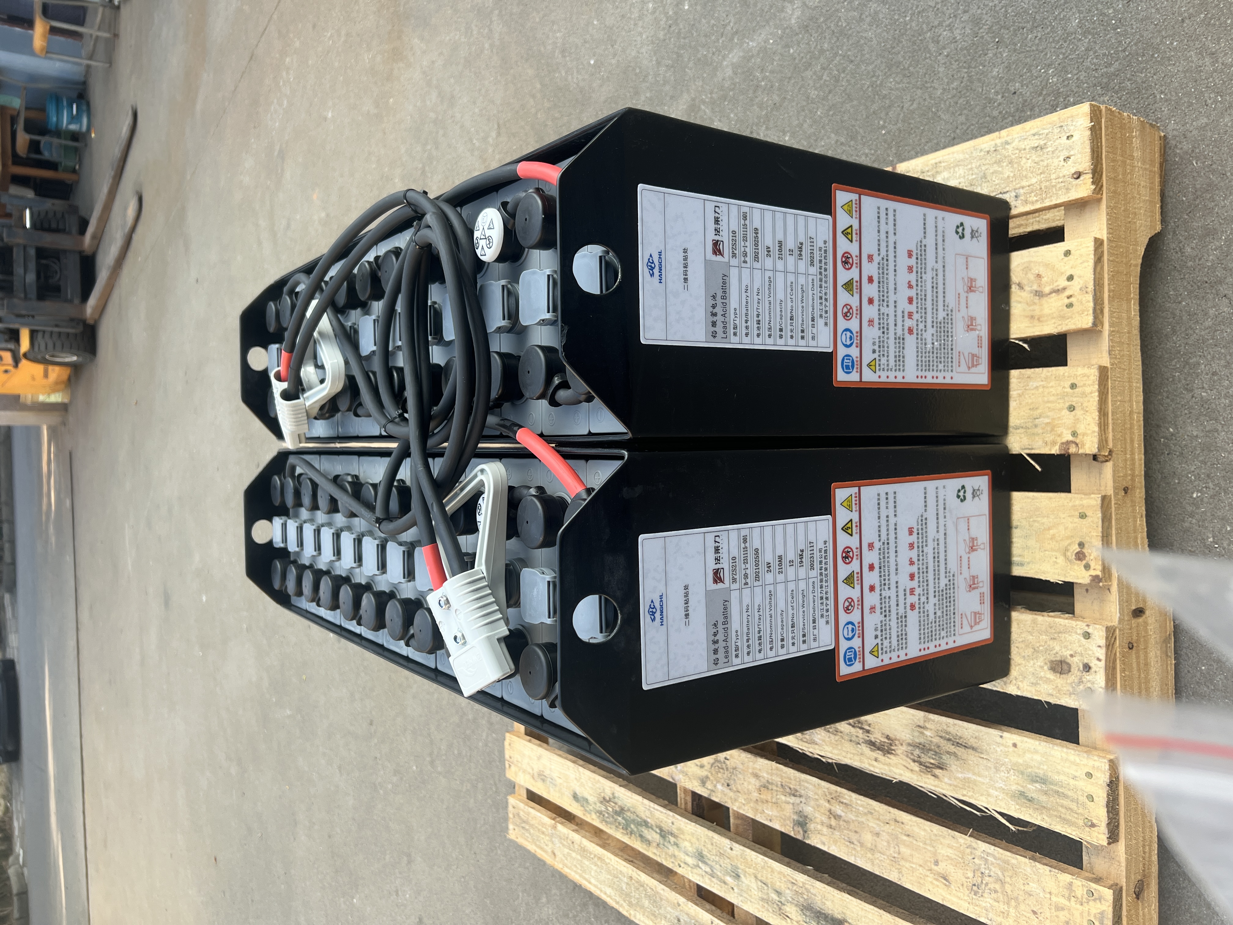 臺(tái)勵(lì)福電動(dòng)堆高車堆垛車蓄電池組 12-3PZS210 24V 210AH