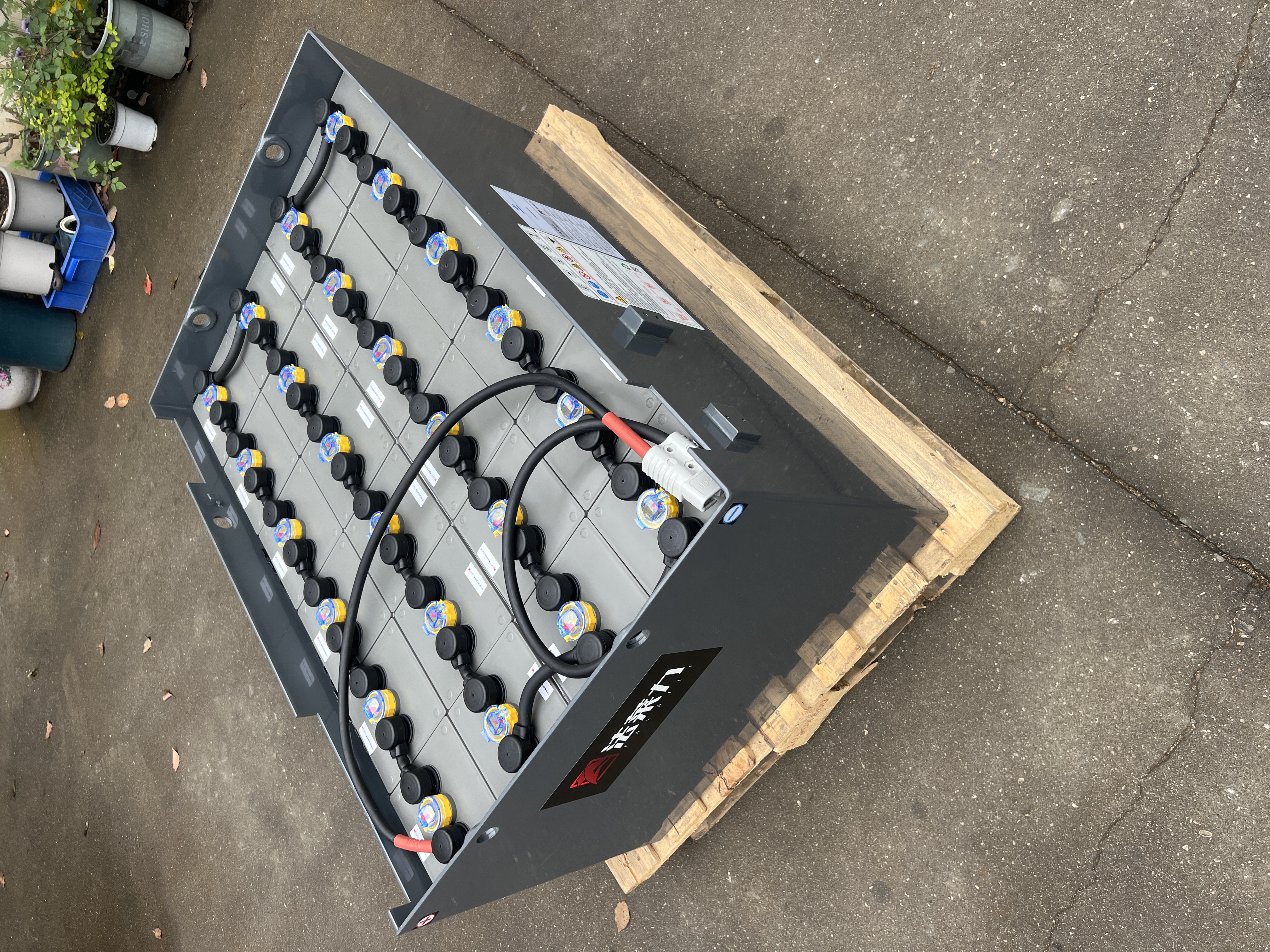 力至優(yōu) 2噸平衡重叉車蓄電池24-9PZB450 48V450AH