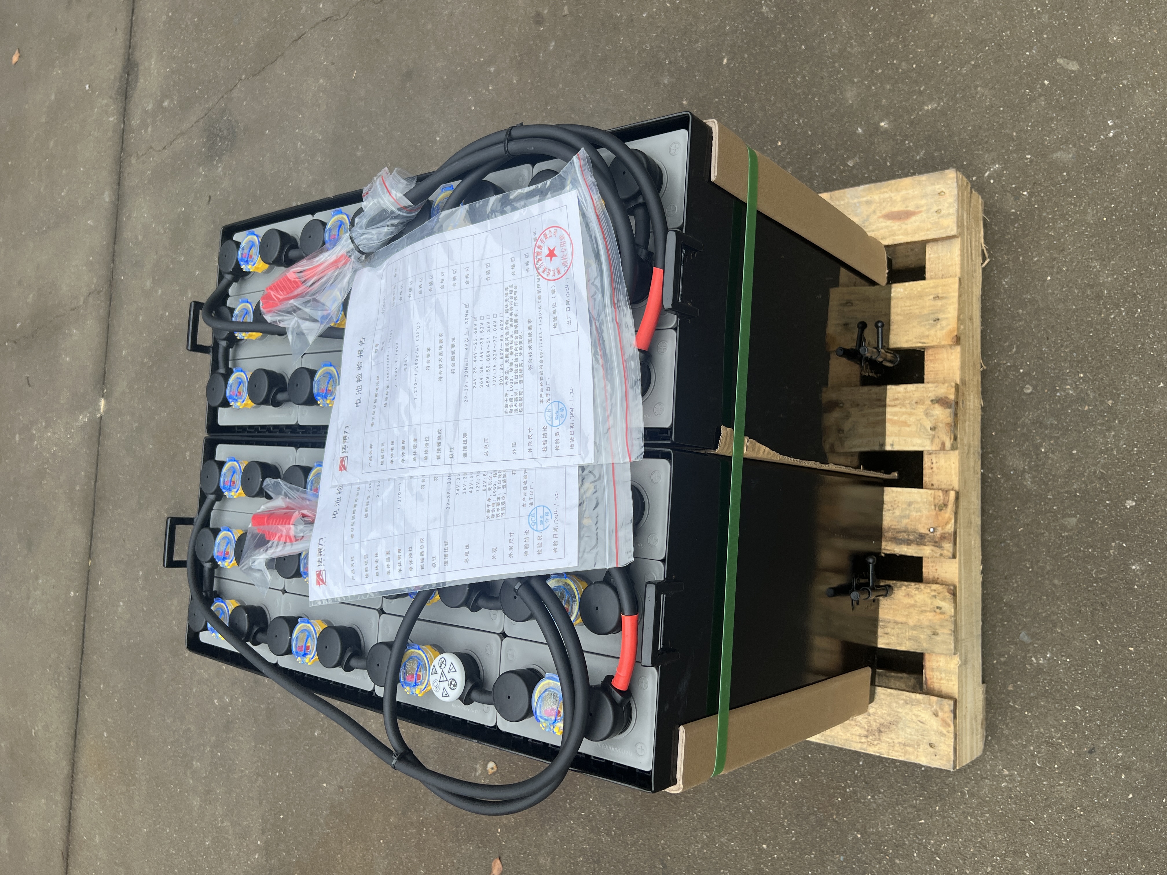 寧波如意堆高車叉車蓄電池 12-4PZB240 24V240AH