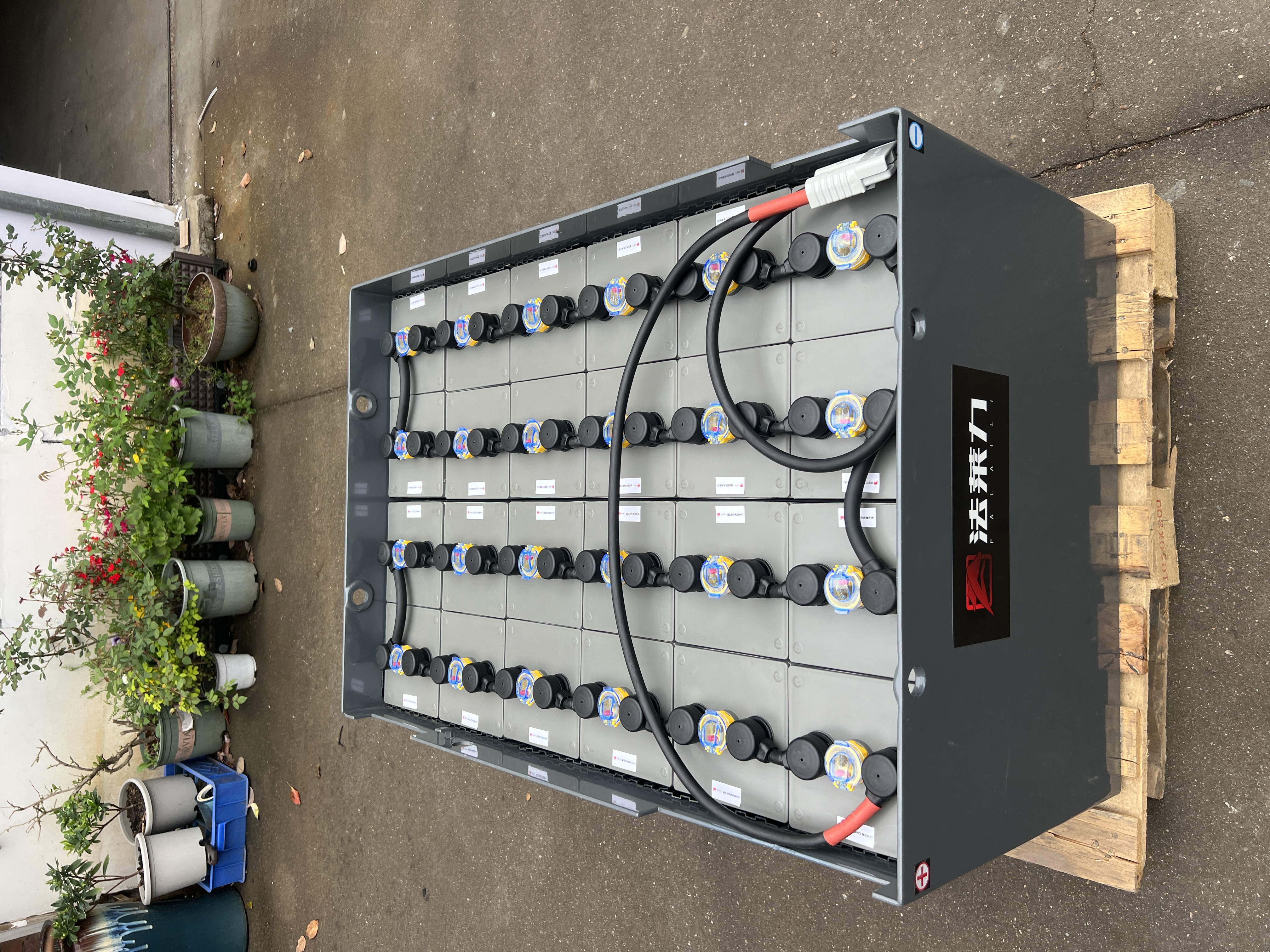 力至優(yōu) 2噸平衡重叉車蓄電池24-9PZB450 48V450AH