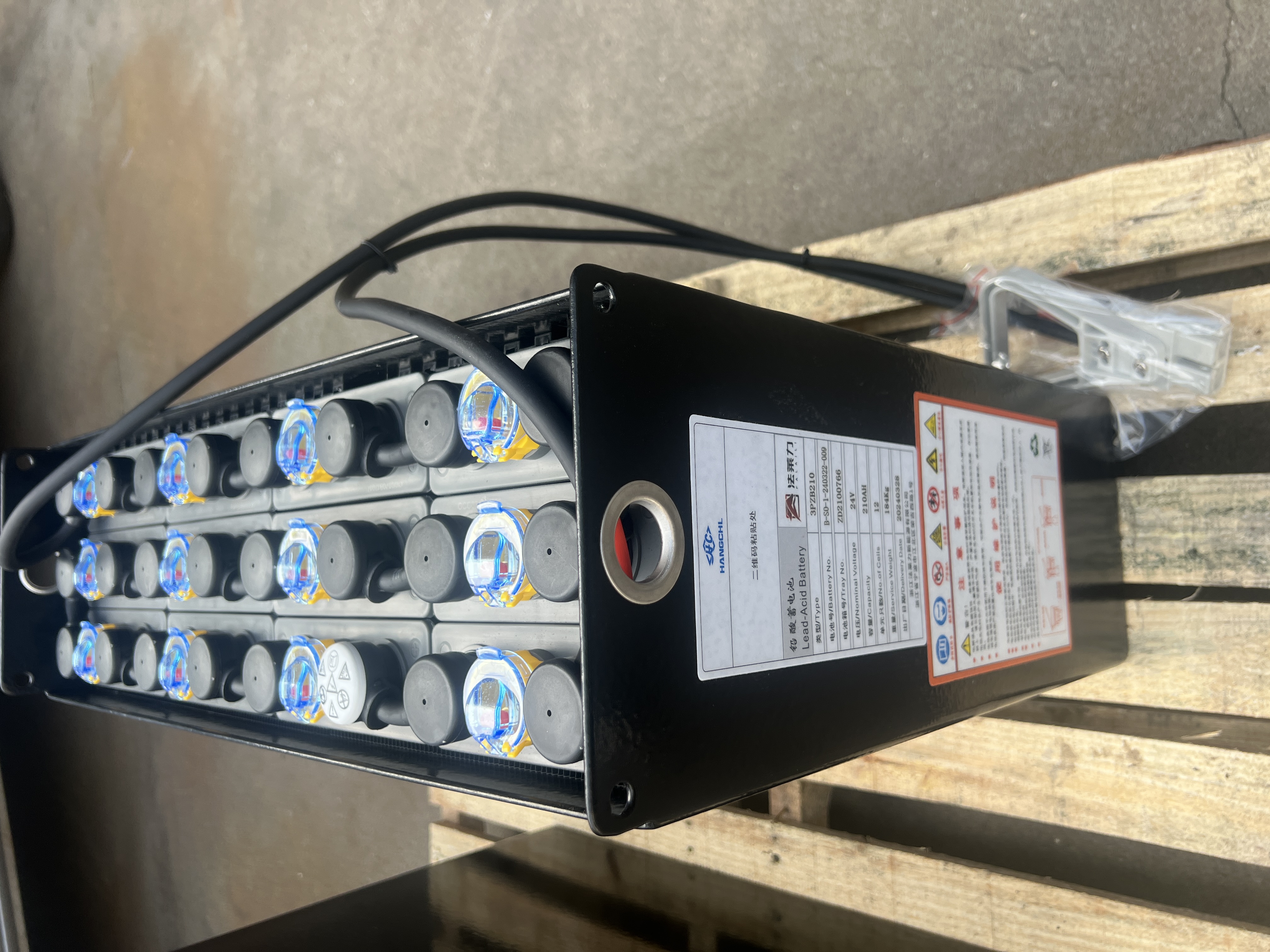 中力托盤車叉車蓄電池12-3PZB210 24V210AH