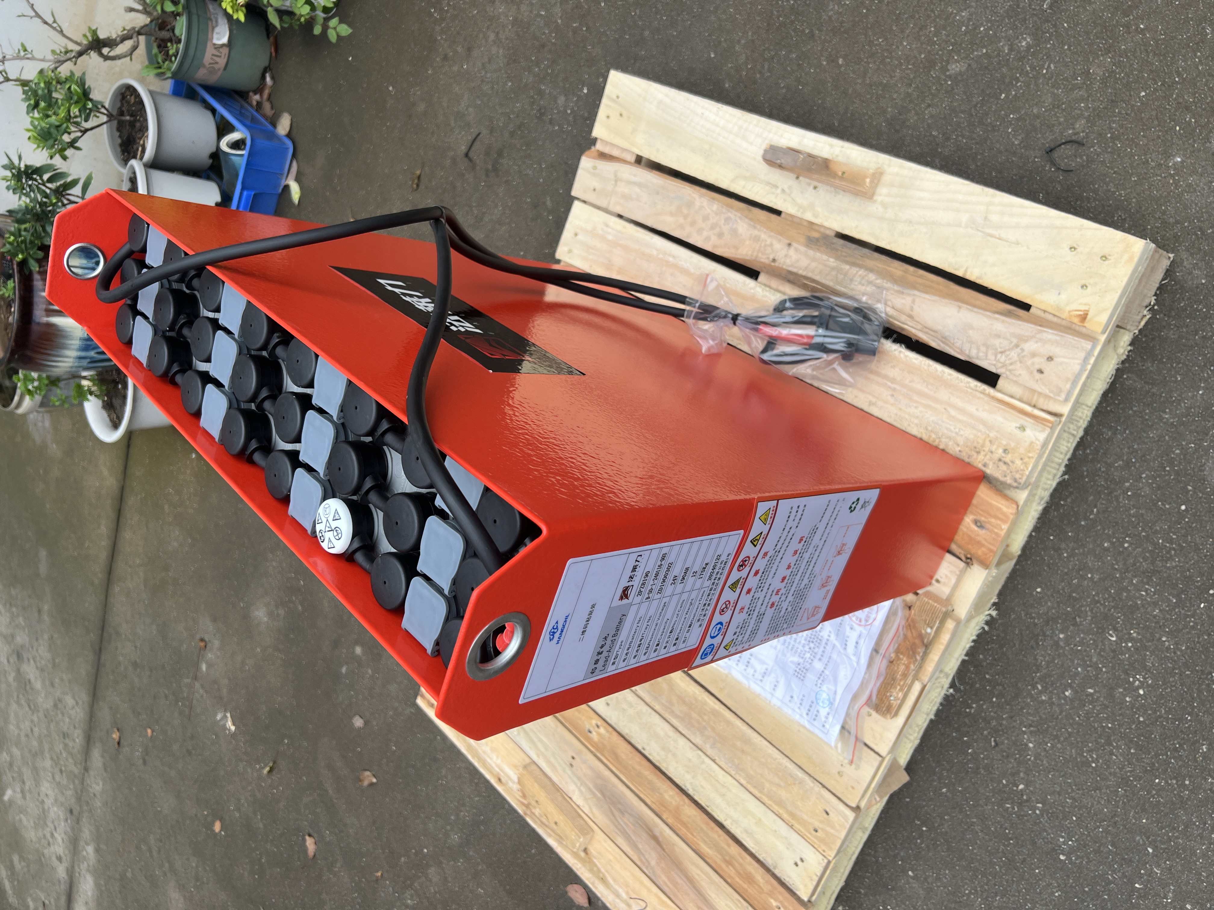 林德L10 L2堆高車(chē)叉車(chē)蓄電池 12-2PZB190 24V 190AH