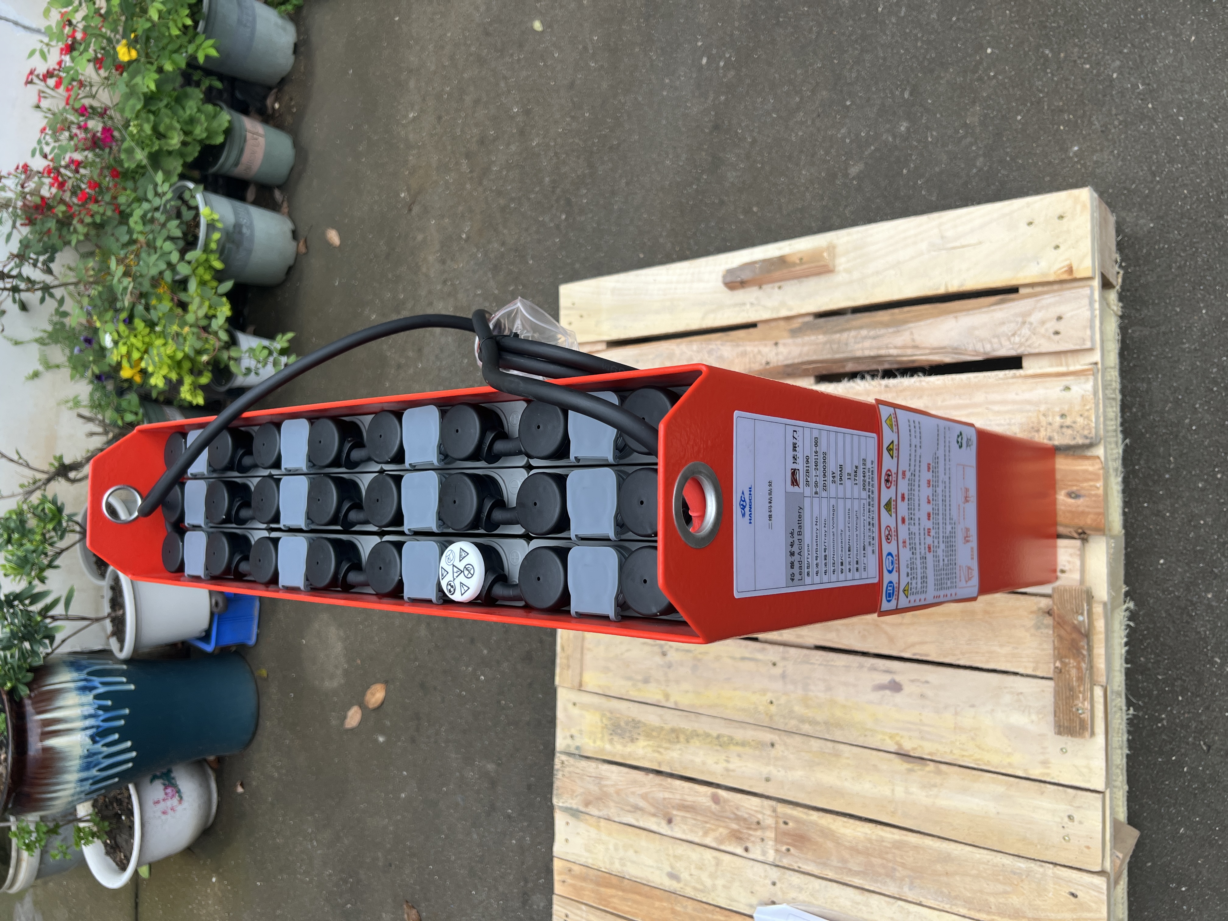 林德L10 L2堆高車(chē)叉車(chē)蓄電池 12-2PZB190 24V 190AH