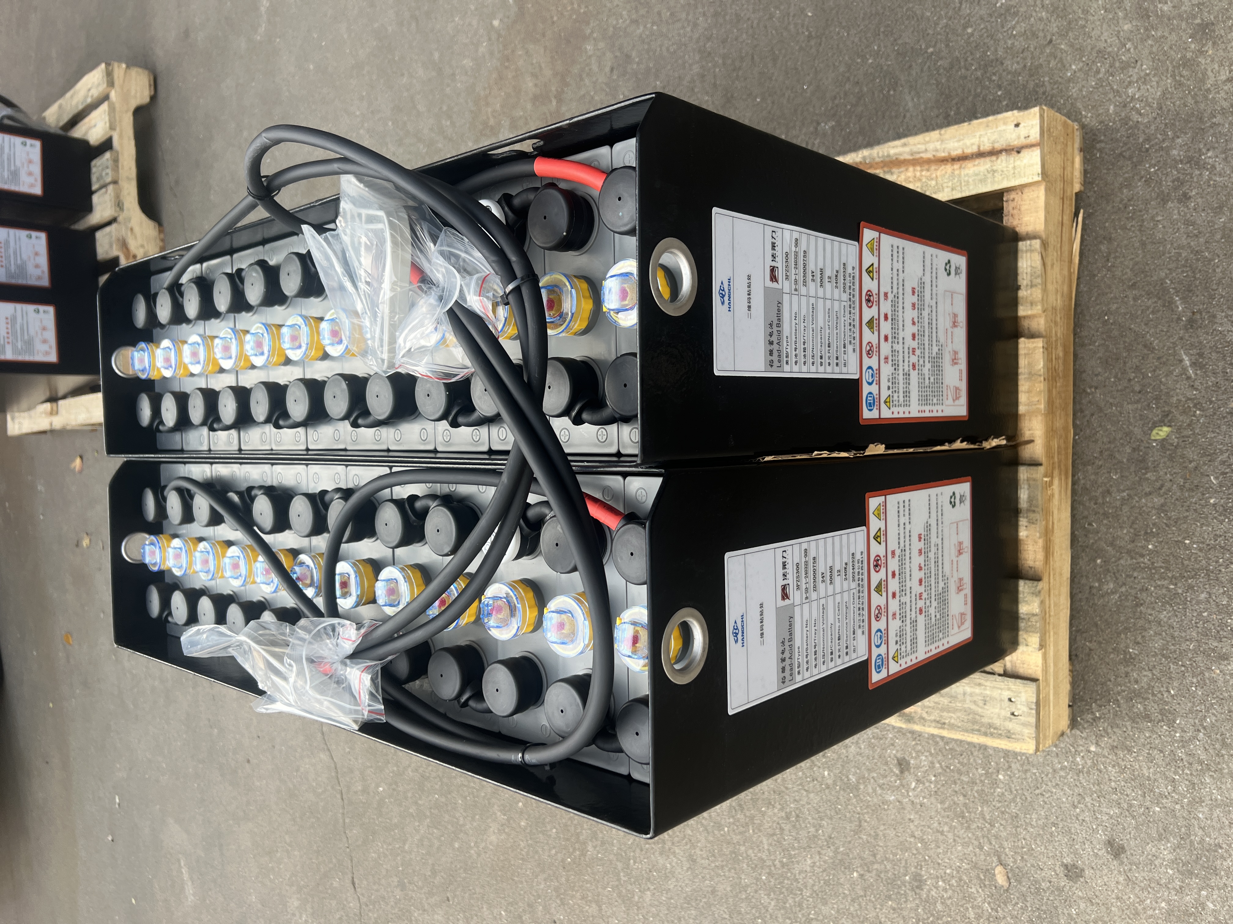 合力叉車力達(dá)托盤車叉車蓄電池12-3PZS300 24V300AH 