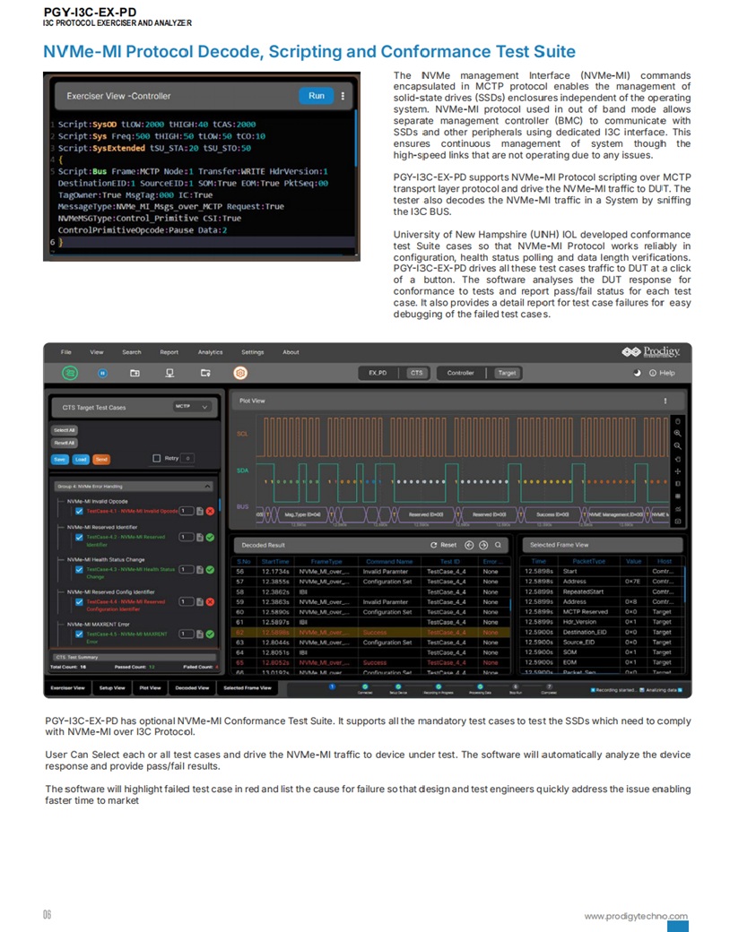 Prodigy Vector Interface Prodigy PGY-I3C-EX-PD GUI软件升级产品手册_深圳市欧奥电子科技有限公司