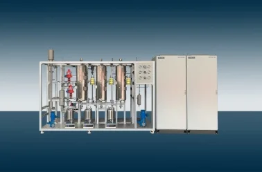 Fixed-bed pilot scale units